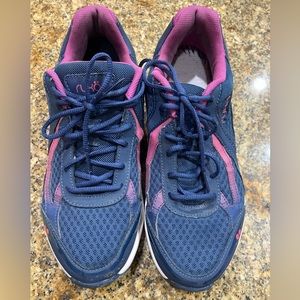 Ryka Dash 3 Walking Sneakers, Women's Size 9.5 M, Navy Purple MSRP $80